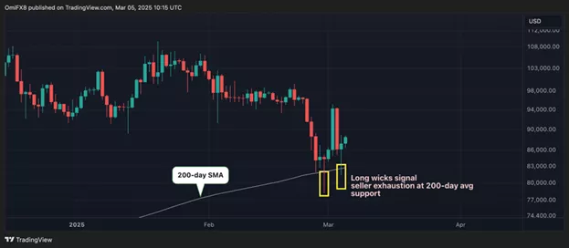 Эксперты спрогнозировали возврат биткоина к $95 000 из-за «истощения медведей»