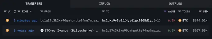 C кошелька сооснователя BTC-e Билюченко пропали биткоины на $694 млн